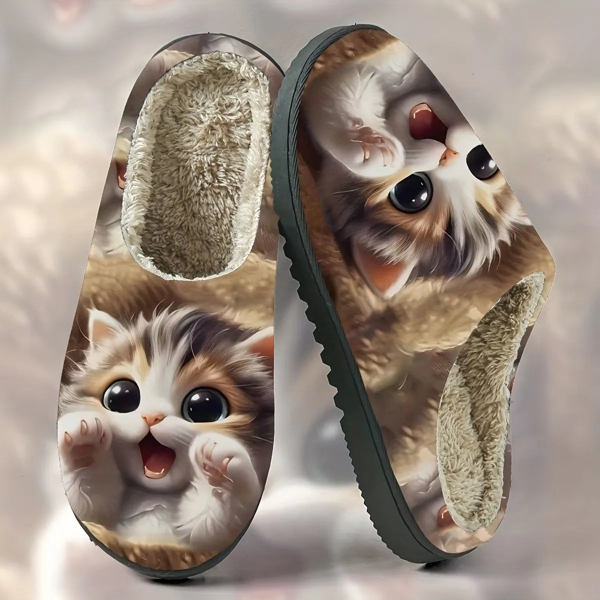 Women's Printed Animals Indoor Silent Slippers
