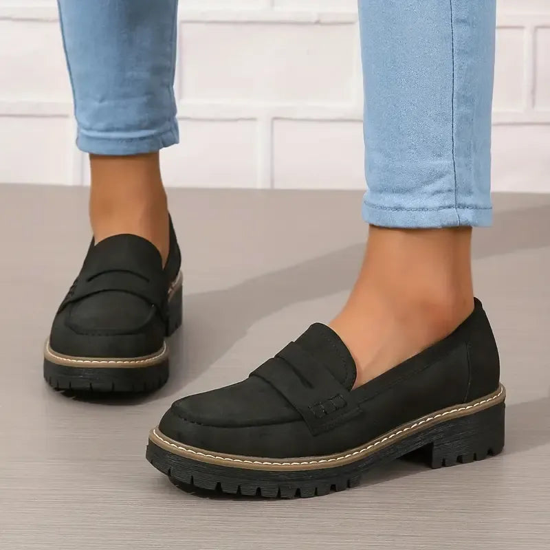 🔥Last Day Promotion 50% OFF - Women's Fashion Thick Sole Loafers
