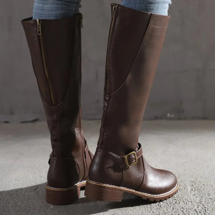 Women's Winter Waterproof Leather Boots