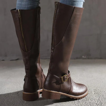 Women's Winter Waterproof Leather Boots
