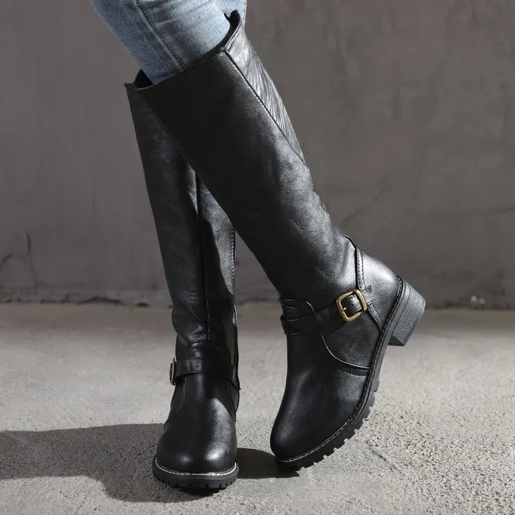 Women's Winter Waterproof Leather Boots