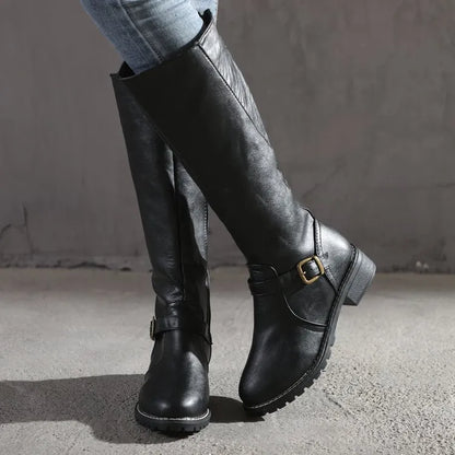 Women's Winter Waterproof Leather Boots