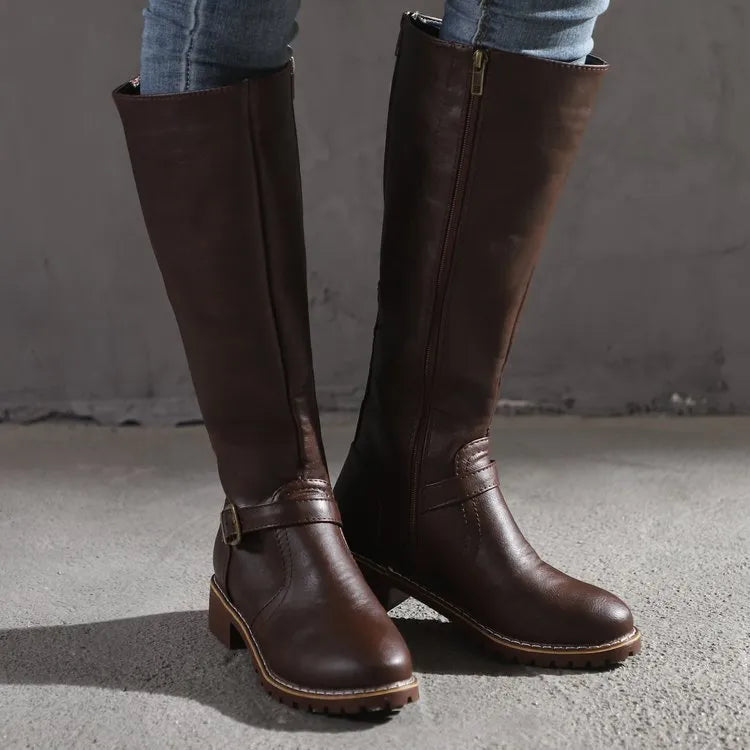Women's Winter Waterproof Leather Boots