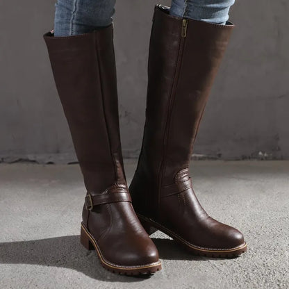 Women's Winter Waterproof Leather Boots