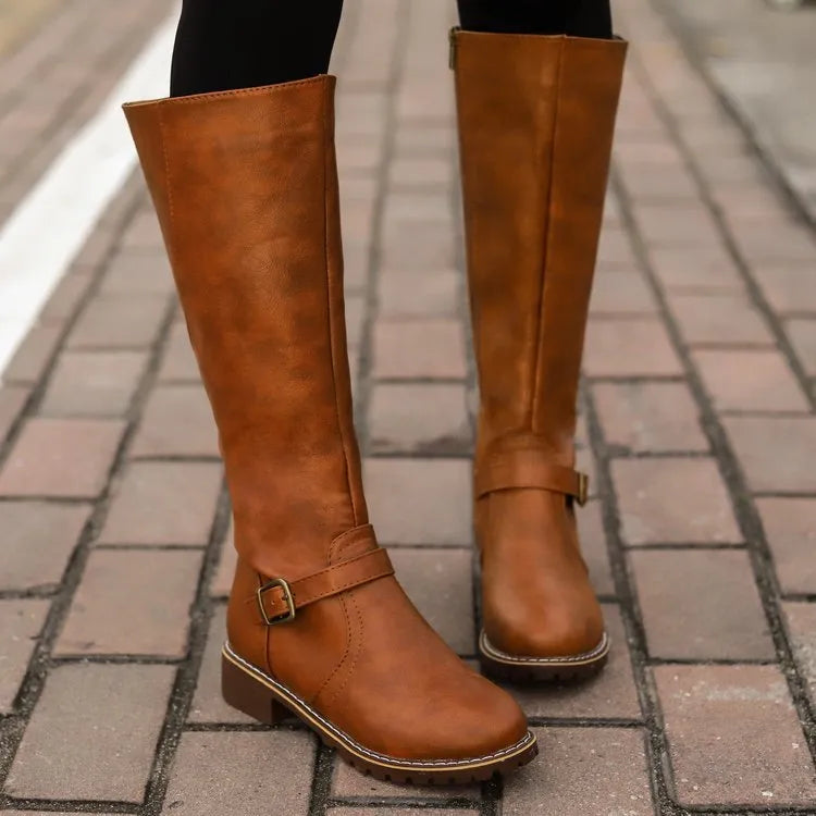 Women's Winter Waterproof Leather Boots