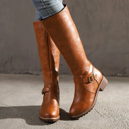 Women's Winter Waterproof Leather Boots