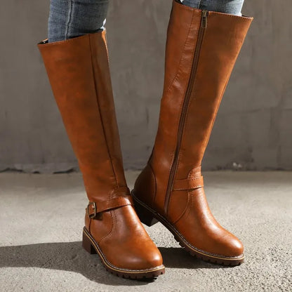 Women's Winter Waterproof Leather Boots