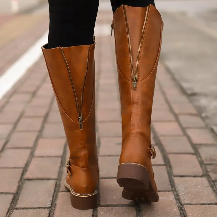 Women's Winter Waterproof Leather Boots