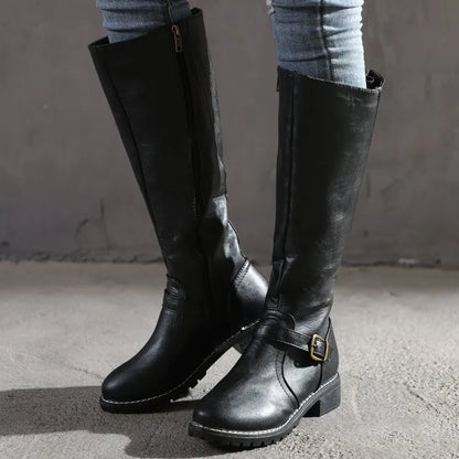 Women's Winter Waterproof Leather Boots