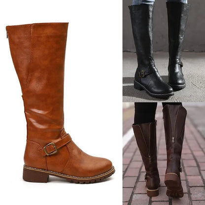 Women's Winter Waterproof Leather Boots