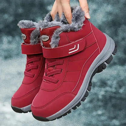 Cozy Lightweight Comfort Cotton Ankle Waterproof Boots