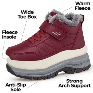Cozy Lightweight Comfort Cotton Ankle Waterproof Boots