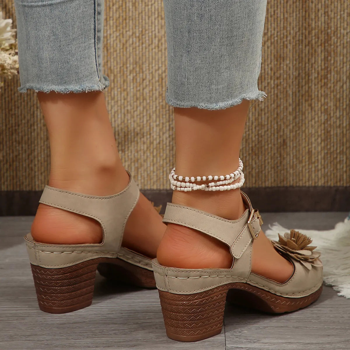 Recommended High Heel Flower Sandals ( BUY 2 FREE SHIPPING )