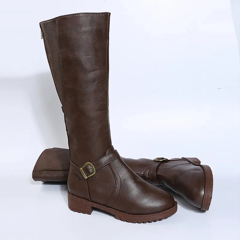 Women's Winter Waterproof Leather Boots