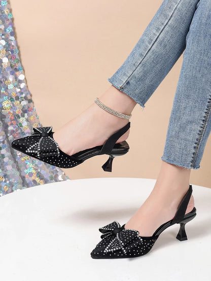 Women's Elegant Rhinestone High Heels