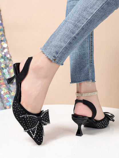Women's Elegant Rhinestone High Heels