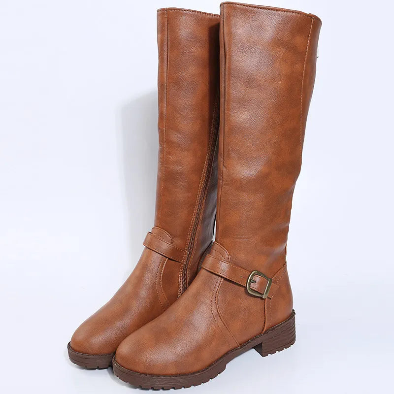 Women's Winter Waterproof Leather Boots