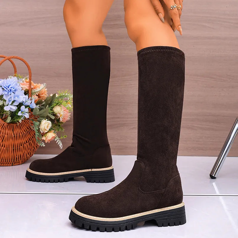 Women's Chunky Platform Comfortable Support Boots
