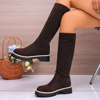 Women's Chunky Platform Comfortable Support Boots