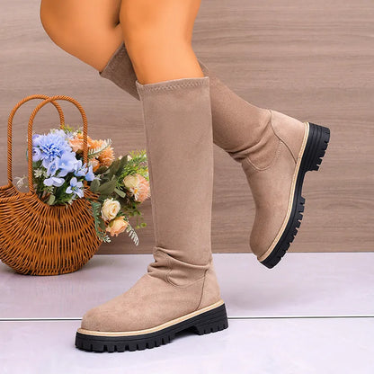 Women's Chunky Platform Comfortable Support Boots