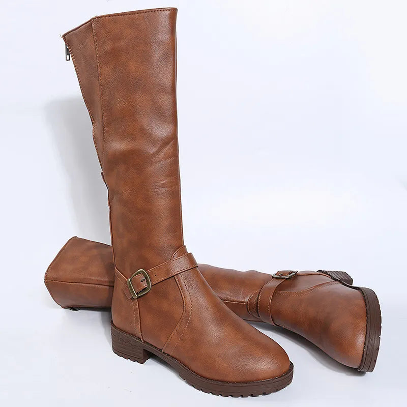 Women's Winter Waterproof Leather Boots