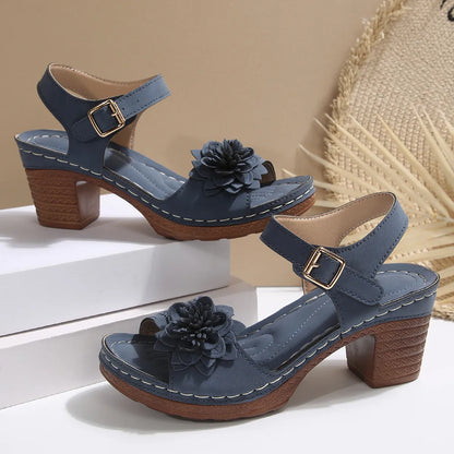 Recommended High Heel Flower Sandals ( BUY 2 FREE SHIPPING )