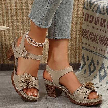 Recommended High Heel Flower Sandals ( BUY 2 FREE SHIPPING )