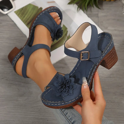 Recommended High Heel Flower Sandals ( BUY 2 FREE SHIPPING )