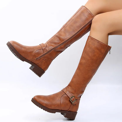 Women's Winter Waterproof Leather Boots