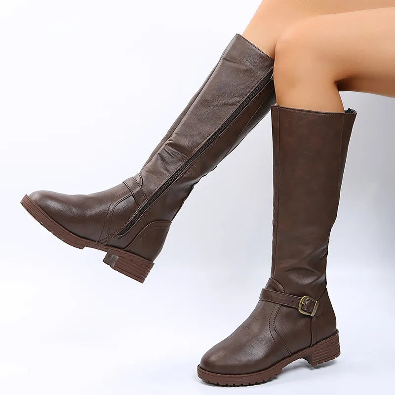 Women's Winter Waterproof Leather Boots