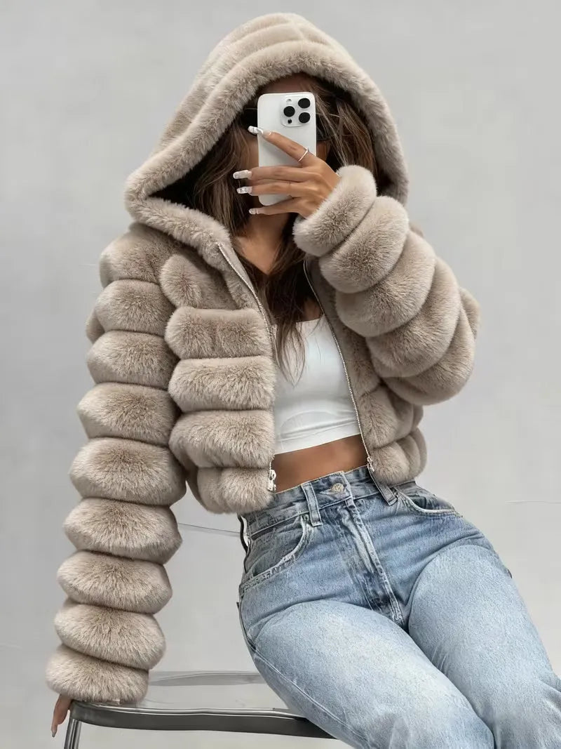 🔥Last Day 50% OFF - Serene Faux Fur Coat
