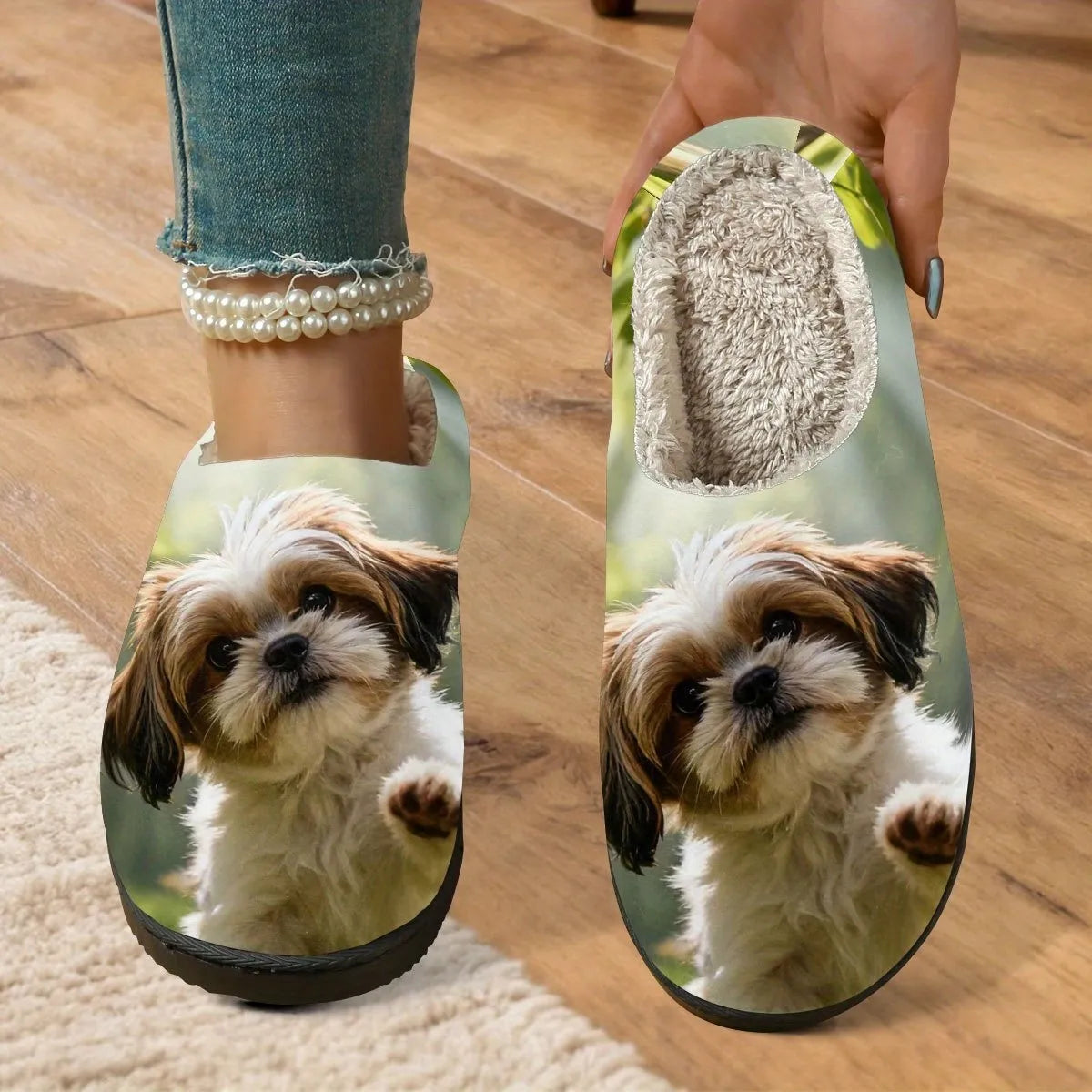 Women's Printed Animals Indoor Silent Slippers