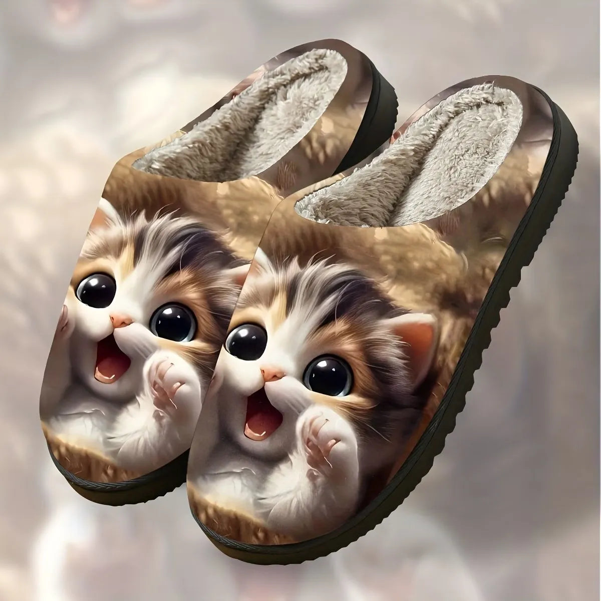 Women's Printed Animals Indoor Silent Slippers