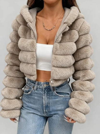 🔥Last Day 50% OFF - Serene Faux Fur Coat