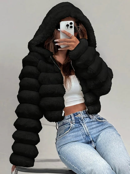 🔥Last Day 50% OFF - Serene Faux Fur Coat