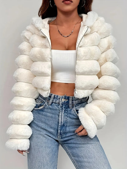 🔥Last Day 50% OFF - Serene Faux Fur Coat