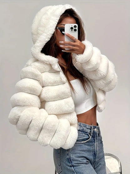 🔥Last Day 50% OFF - Serene Faux Fur Coat