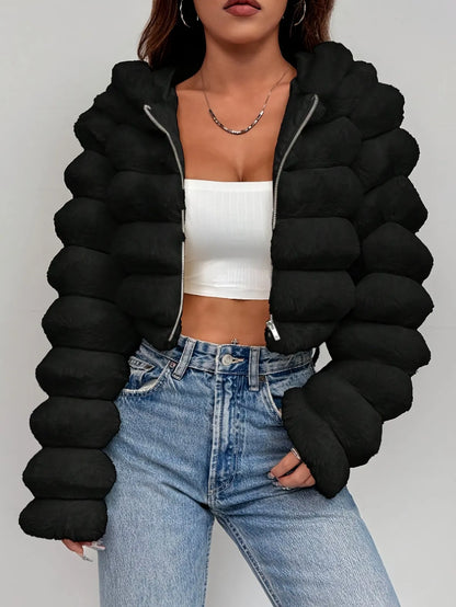 🔥Last Day 50% OFF - Serene Faux Fur Coat