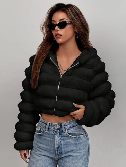 🔥Last Day 50% OFF - Serene Faux Fur Coat